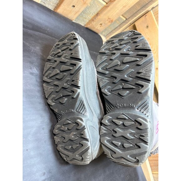 Columbia Womens 200g Bugaboot Winter Snow Boots Grey/Pink Size 6 Waterproof - Picture 8 of 8